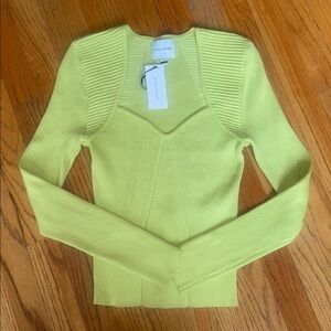 Pink Rose Women's Vibrant Lime Green Shirt